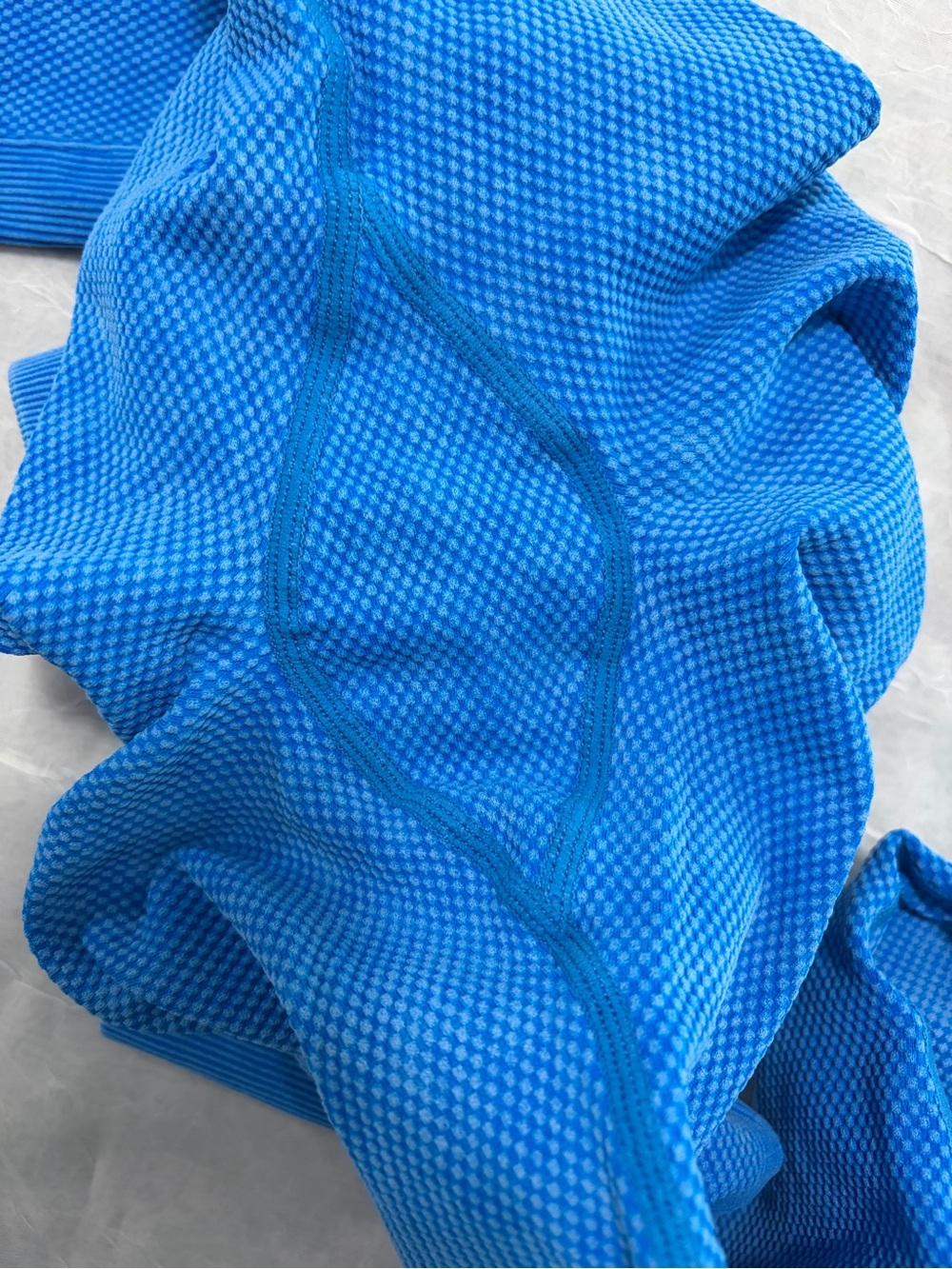 New Mix Royal Blue Seamless Kids Leggings - Picture 7 of 8